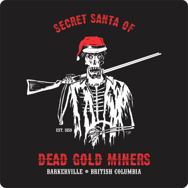 Secret Society of Dead Gold Miners - Secret Santa Sticker